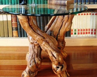 Grapevine Side Table - Fiano - Made from retired California grapevines. 100% Recycled!