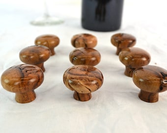 Grapevine Knobs "Vuci" Made from retired California grape vines - 100% Natural + Recycled!