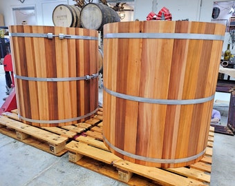 Miso Barrel for making miso soup made from kiln dried cedar - Traditional Japanese Method Construction - 100% Organic