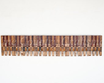 Wine Barrel Art - Piano Keys - Made from retired California wine barrels. 100% Recycled!