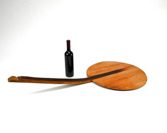 Wine Barrel Pizza Paddle / Peel "Veslo" - made from retired CA wine barrels - 100% Recycled!