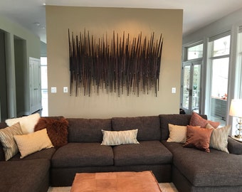 Wine Barrel Art Piece "Odessa" Made retired California wine barrels. 100% Recycled!