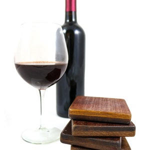 SALE Wine Barrel Coasters Made from retired Napa large oak wine tank barrels 100% Recycled image 5