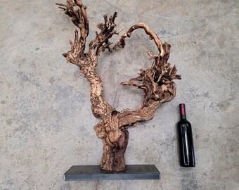 RARE Grape Vine Art From Opus 1 100121-12 made from retired Napa Cabernet grapevine 100% Reclaimed!
