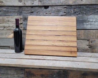 Wine Barrel Cutting / Chopping Board "Aprito" Made from retired CA wine barrels 100% Recycled!