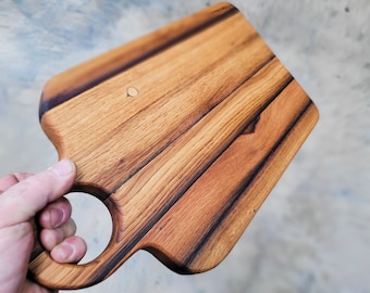 Wine Barrel Charcuterie / Chopping / Cutting Board - DIRA - Made from retired French wine barrels 100% Recycled!