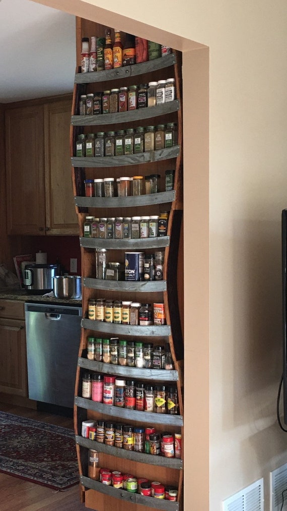 Curved spice rack sale