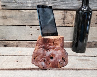 Charging Dock / Stand made from retired Opus 1 Cabernet grapevines - Réva - 100% Natural! 091222-2