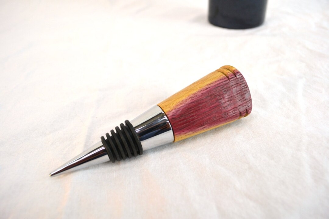 Wine Barrel Bottle Stopper Tapped Made From Retired Napa California