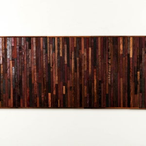 Wine Barrel Wall Art - Obra - Made from retired California wine barrels. 100% Recycled!