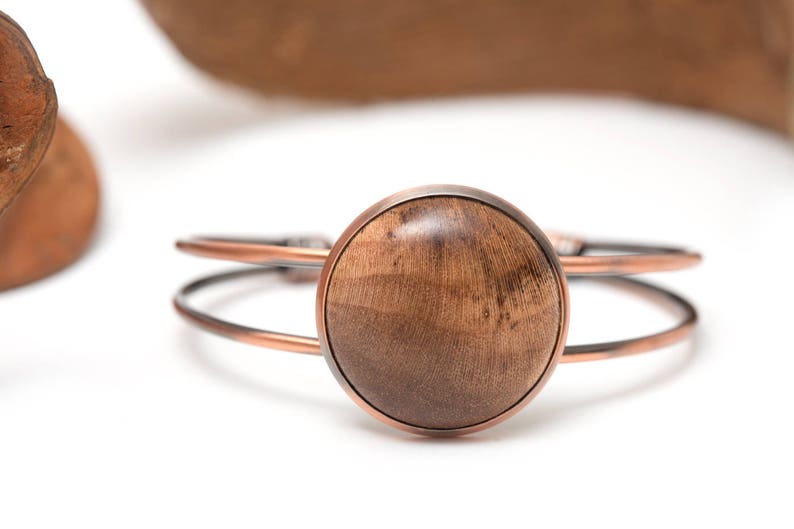 Copper Grapevine Bangle Bracelet Celetto Made from retired Cabernet grapevines 100% Recycled image 10