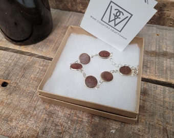 Wine Barrel Bracelet Made from retired Silver Oak Cabernet Barrels! 100121-53