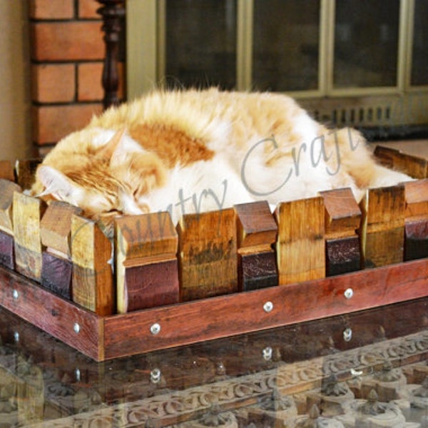 Wine Barrel Pet Bed - Syncope - Made from retired California wine barrels. 100% Recycled!
