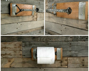 Wine Barrel Toilet Paper Holder - Spirale - Made from retired California wine barrels. 100% Recycled!