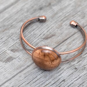 Copper Grapevine Bangle Bracelet Celetto Made from retired Cabernet grapevines 100% Recycled image 8