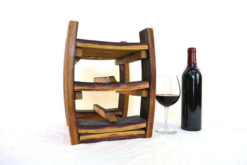 Mini Wine Rack Corsica Made With Retired California Wine Etsy