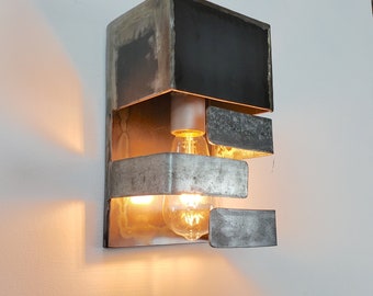 Wine Barrel Wall Sconce - Huru - Made from retired California wine barrel rings. 100% Recycled!