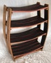 Wine Barrel Bookcase  - Capezzana - made from retired Napa wine barrels. 100% Recycled! 