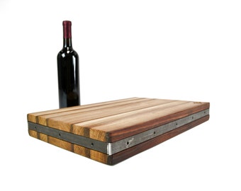 Wine Barrel Cutting Board - Tarik - Made from retired California wine barrels. 100% Recycled!