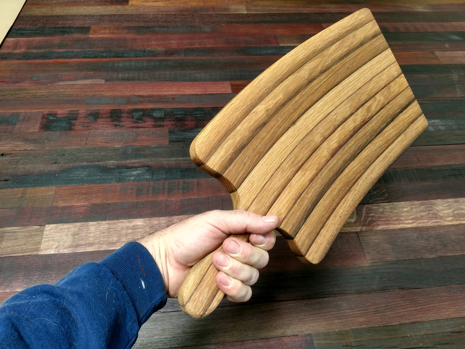 Wine Barrel Cutting/chopping/charcuterie Board Etsy