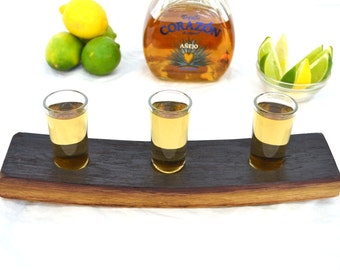 Barrel Stave Tequila Flight - Jalisco - Made from retired California wine barrels. 100% Recycled!