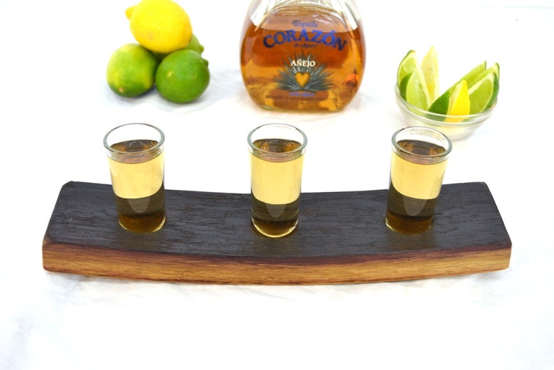 Barrel Stave Tequila Flight Jalisco Made from Etsy