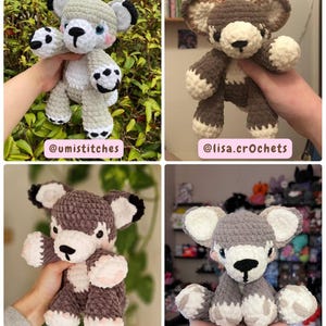 Cuddle Bud Husky - Cuddle Buddies Amigurumi Crochet Pattern ENGLISH image 4