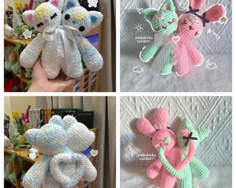 2 Headed Plushie - Halloween Amigurumi Crochet Pattern ENGLISH - Etsy