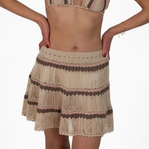 Crochet Beach Skirt, Crochet Beach Cover Up, Beach out fit, Crochet Clothing, Summer Time, Crochet Pattern, Summer Vibes