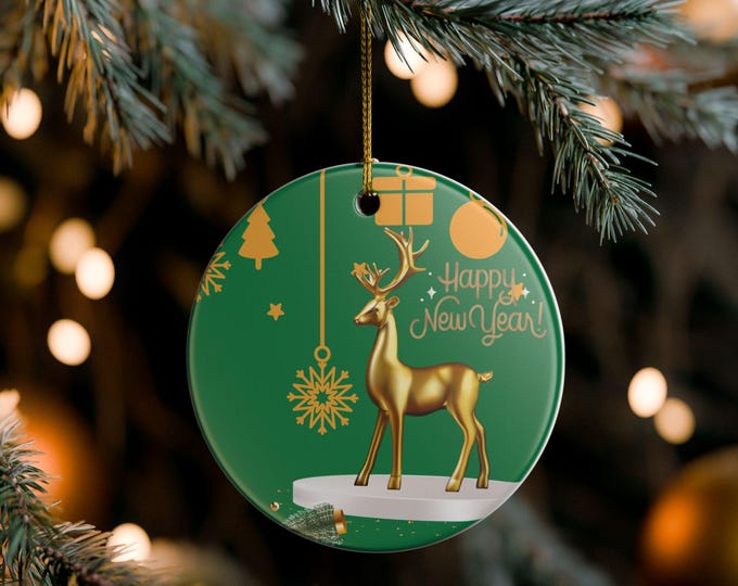 BellaStoria | Ceramic Ornament, Holiday Decor, Christmas Ornament, Tree Decoration, Home Accent, Housewarming Gift