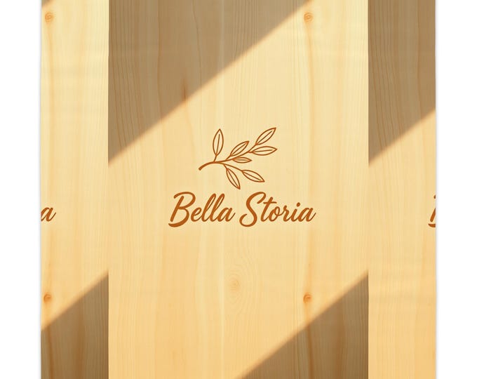 Rustic Tablecloth with 'Bella Storia' Design, Farmhouse Decor, Wedding Table Setting, Holiday Gatherings, Kitchen Table Linen, Gift [...]