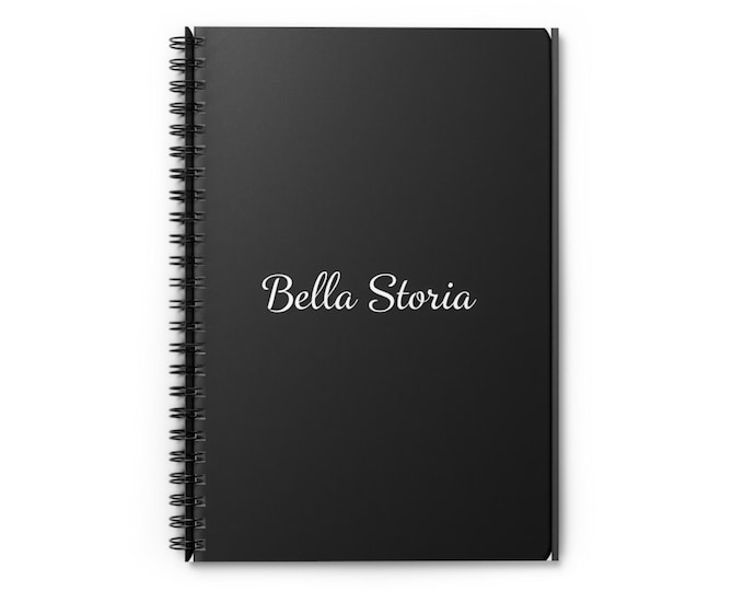 Elegant Spiral Notebook - Ruled Lines for Journaling, Note Taking, School, Office, Gift