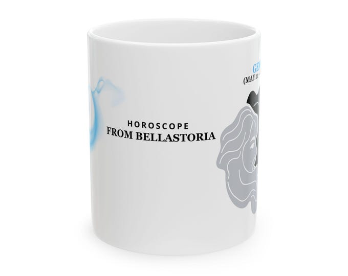 BellaStoria | Astrology-Inspired Ceramic Mug | Horoscope Gifts, Astrology Lover, Unique Coffee Cup, Zodiac Design, Personalized Drinkware