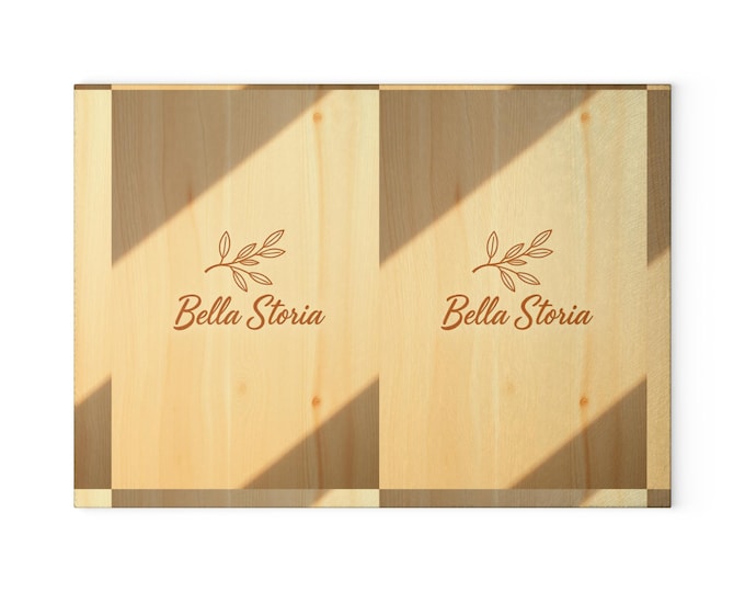 Personalized Glass Cutting Board with Bella Storia Design, Kitchen Decor, Wedding Gift, Housewarming Present, Culinary Gift, Home Chef [...]