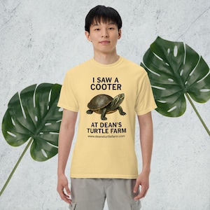 I Saw a Cooter at Dean’s Turtle Farm” – Funny Turtle Shirt | All Proceeds Support Turtle Farm