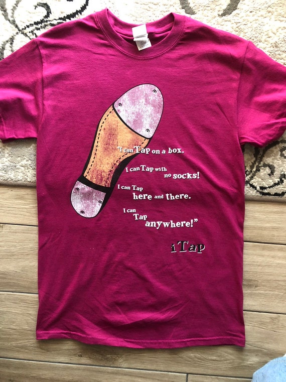 New Modern Tap T-shirts Features an Authentic Tap Shoe in | Etsy