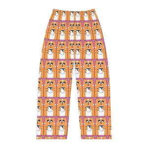 Cute Cat Pajama Pants for Women, Fun Loungewear, Cozy Sleepwear, Cat Lover Gift, Relaxing PJs, Perfect for Lounging