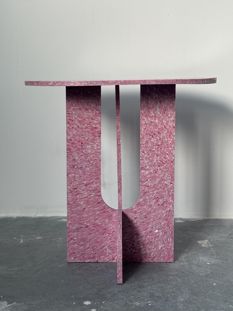 Recycled Plastic Side Table - Zero-waste Furniture - Eco-friendly Home ...