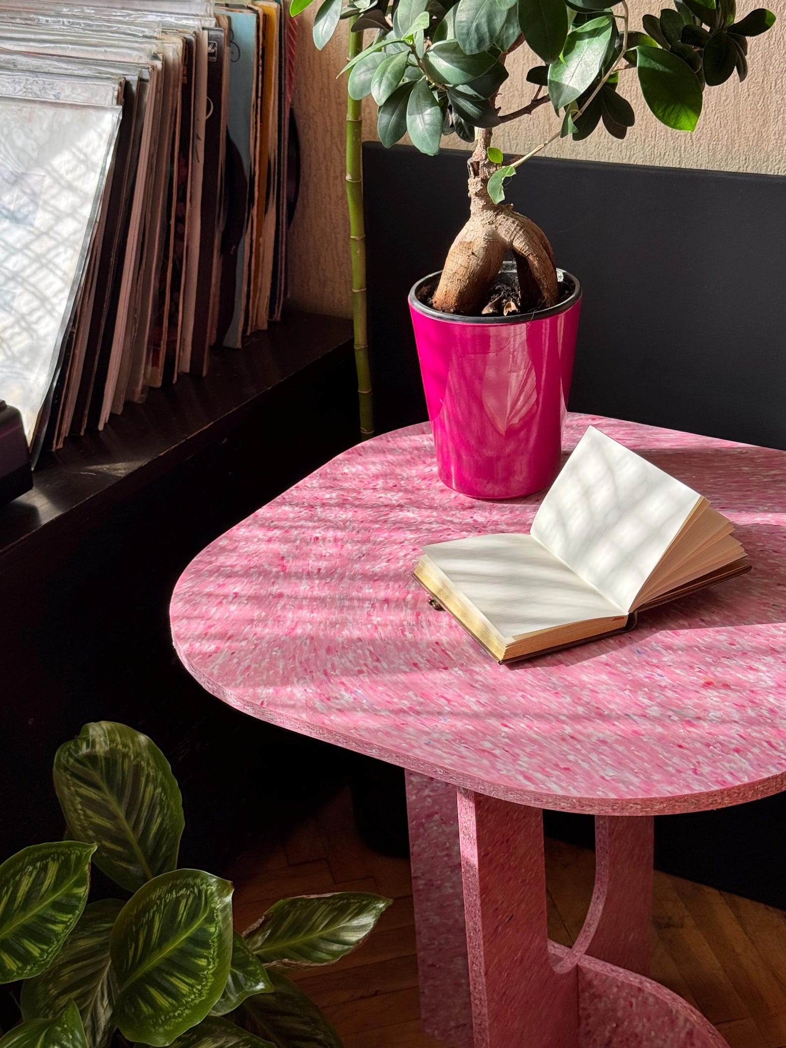 Picture of Recycled Plastic Side Table - Zero-waste Furniture - Eco-friendly Home ...