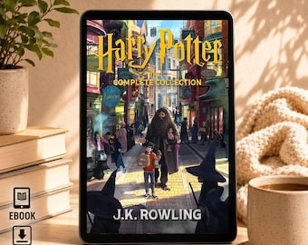 Harry Potter: Complete Collection book 1 to 7 by J.K. Rowling (Stone; Chamber;Azkaban;Goblet;Order of Phoenix;Half-Blood;Deathly Hallows)