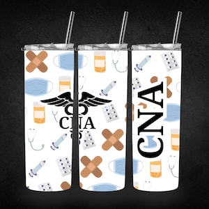 CNA Sublimation Tumbler Digital Design Download
