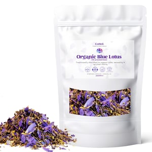 Organic Egyptian Blue Lotus | Pre-Ground Petals | Herbal Blend | 30g | 1oz