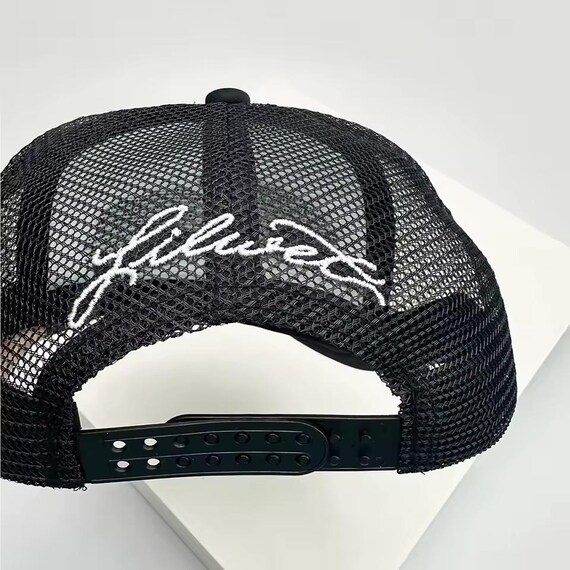 Light Pink Trucker Hat – Unisex “would U Luv Me  display picture 1