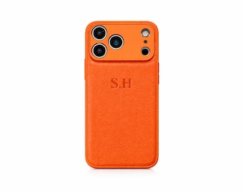 Funda de cuero personalizada para iPhone con nombre, relieve 3D de lujo personalizado en dorado, plateado o transparente, para iPhone 11, 12, 13, 14, 15, 16 y 17 Pro Max Plus