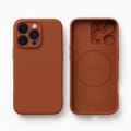 Luxury Solid-Color Non-Slip Silicone iPhone Case with MagSafe for iPhone 11, 12, 13, 14, 15 & 16 17 (Pro Max, Plus) product logo