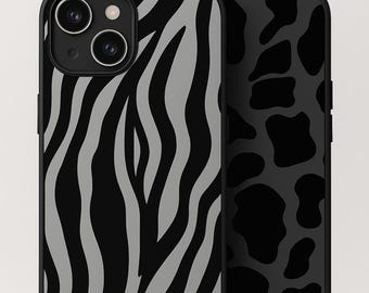 Animal Print iPhone Case – Premium Zebra Design, Anti-Fingerprint, Shockproof, for iPhone 11 12 13 14 15 16 Pro Max Air