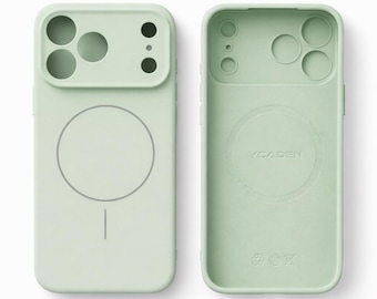 Luxury Non-Slip Silicone iPhone Case with MagSafe for iPhone 11 12 13 14 15 16 & 17 Pro, Pro Max, Plus – Shockproof, Wireless, Premium Case