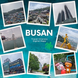 5-Tage Busan Reiseverlauf PDF | Korea Reiseführer | Digitaler Download