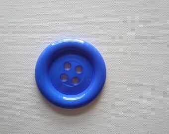 Sale - Extra Large Button - Blue was 3.00 now 1.50