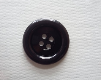 Sale - Extra Large Button - Black was 3.00 now 1.50